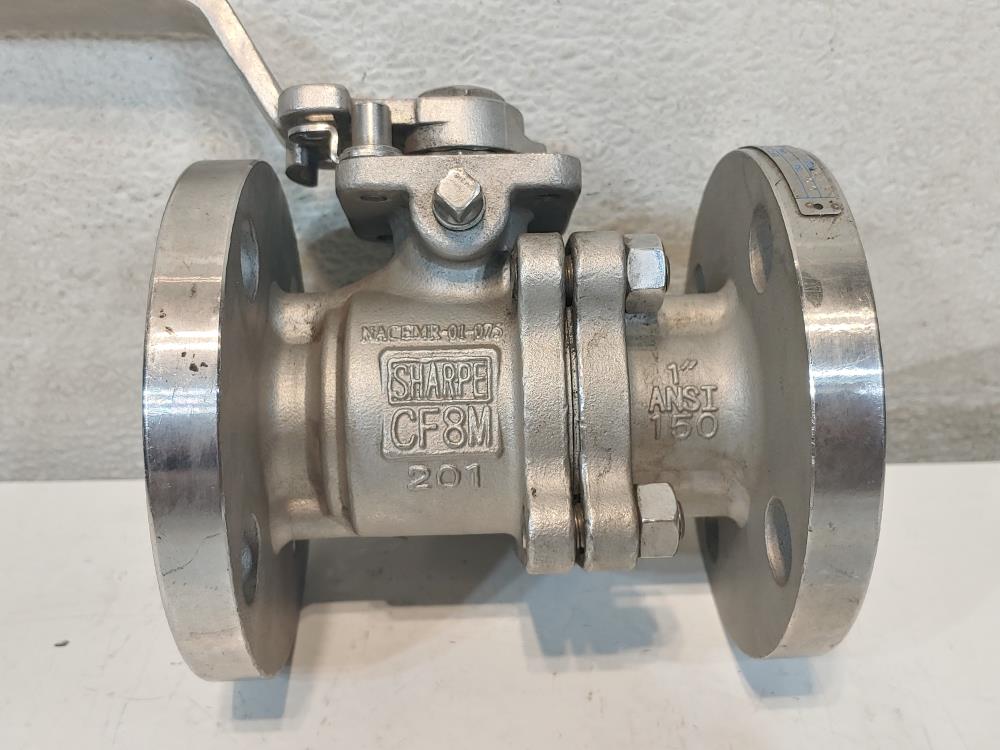 Sharpe 1" 150# RF 2PC CF8M Full Port Ball Valve FIG: FS701666RGG11F1