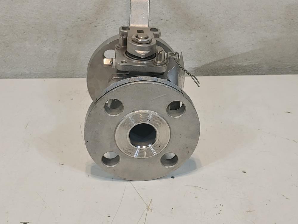 Sharpe 1" 150# RF 2PC CF8M Full Port Ball Valve FIG: FS701666RGG11F1