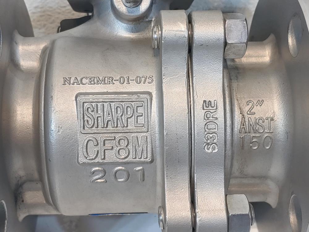 Sharpe 2" 150# RF 2PC CF8M Full Port Ball Valve FIG: 21FS701-666RGG-1/1FL