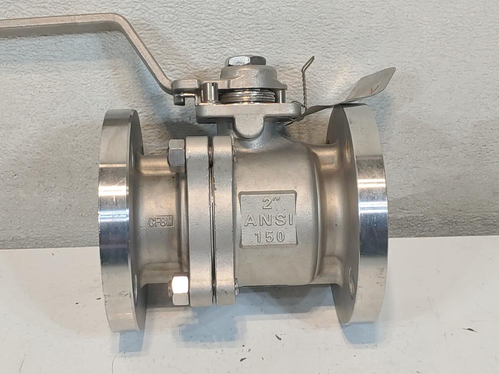 Sharpe 2" 150# RF 2PC CF8M Full Port Ball Valve FIG: 21FS701-666RGG-1/1FL