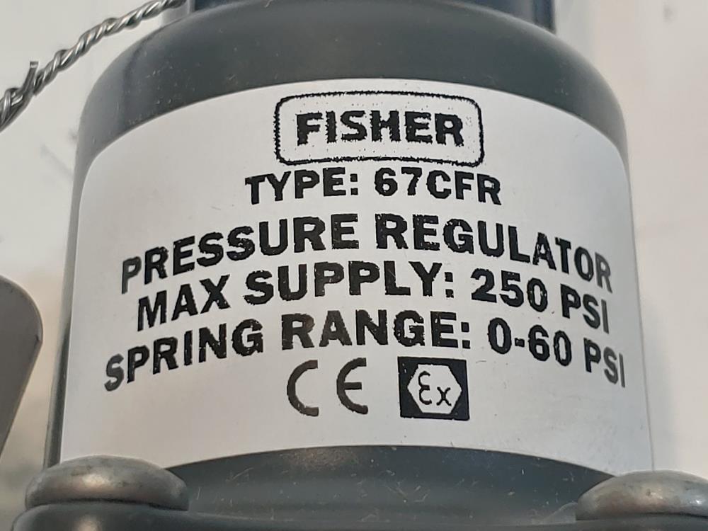 Fisher Type 67CFR Pressure Regulator 250psi Max
