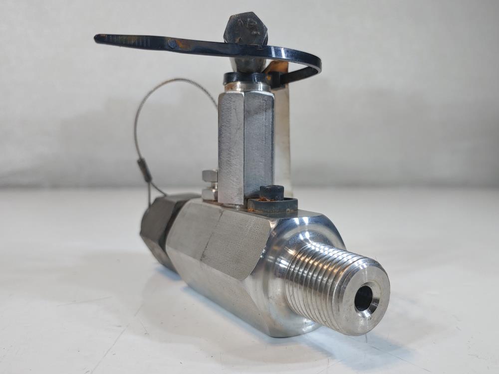 Kiene 1/2" NPT Indicator Needle Valve KN22B