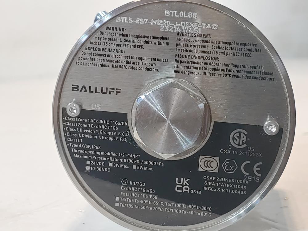 Balluff Transducer BTL5E57M1220JDEXTA12