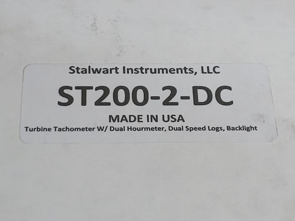 Stalwart Instruments ( Drake Controls ) Turbine Tachometer W/ Dual Hourmeter