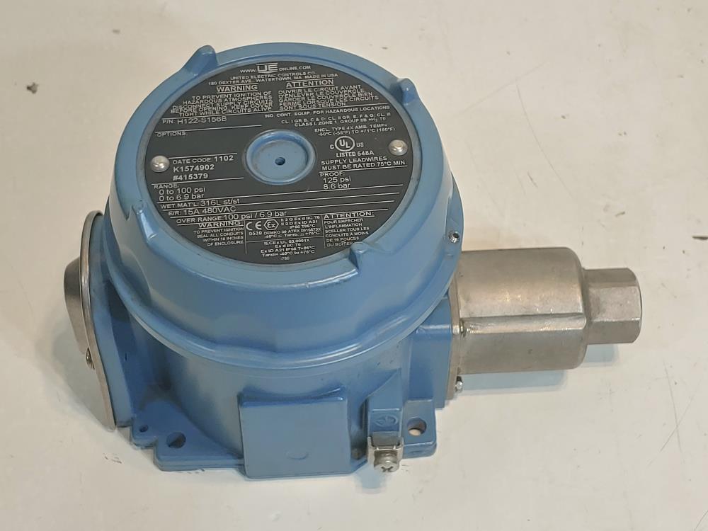 United Electric H122-S156B Pressure Switch