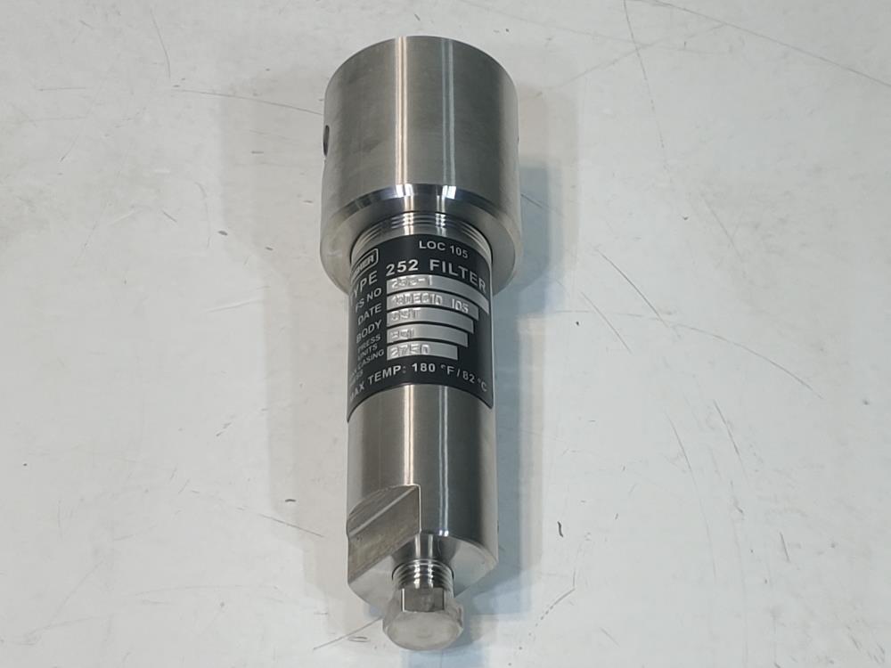Fisher Type 252-1 Pilot Supply Filter