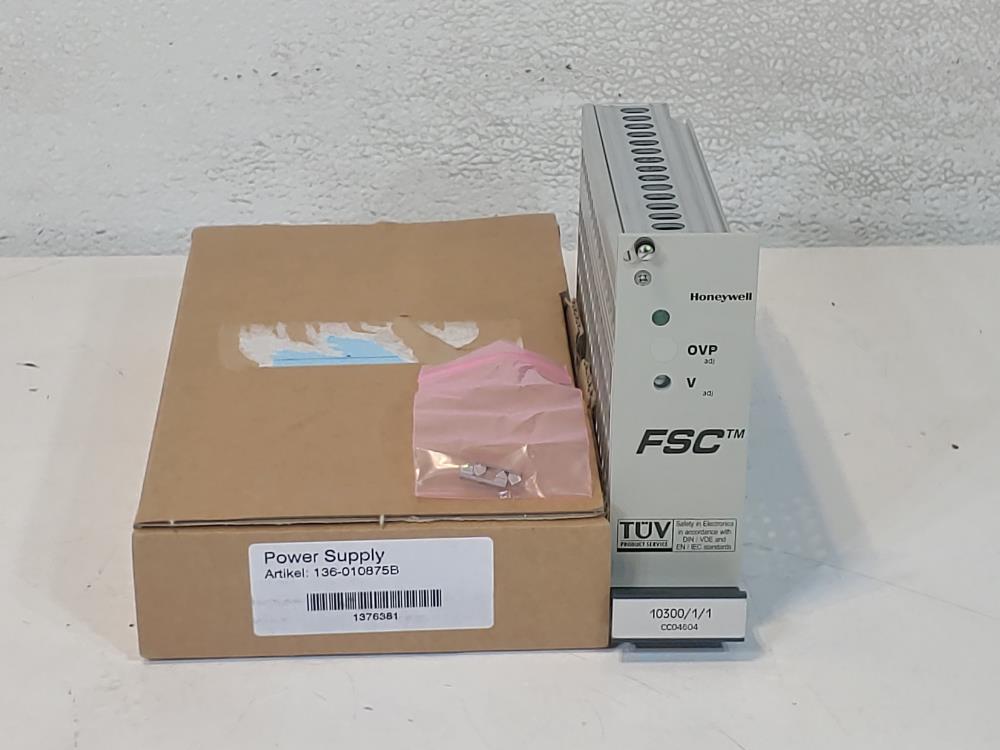 Honeywell Power Supply Type: 136-010875B