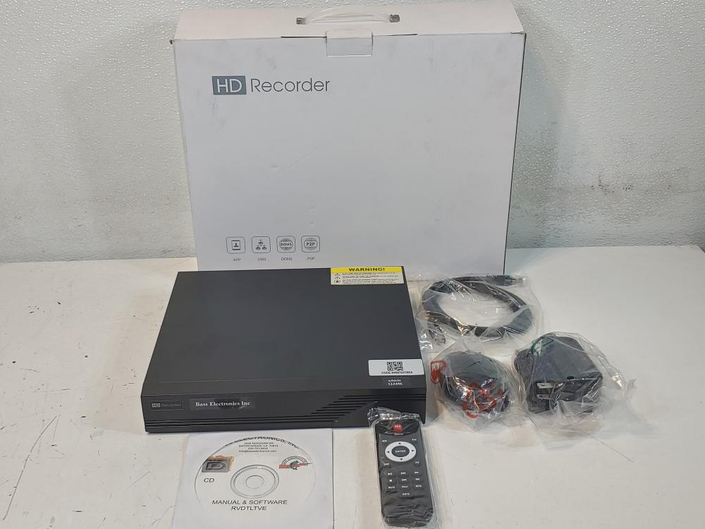 Bass Electronic 16 Channel Video Recorder DVR RCDTLTVE-16/2TB