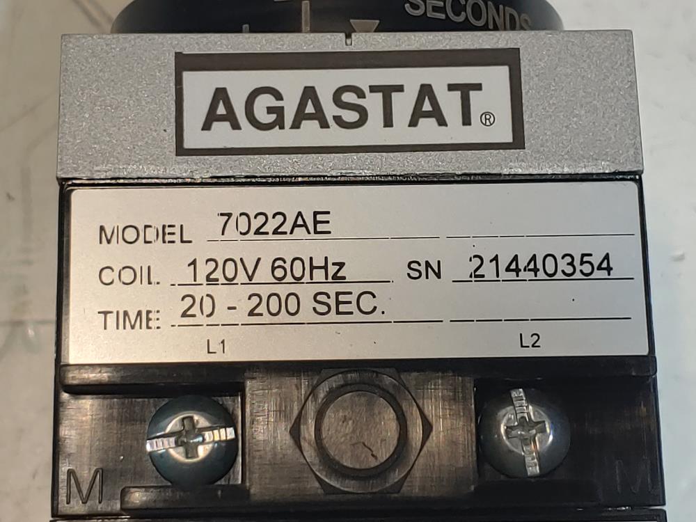 AGASTAT 7022AE Time Delay Relay 20 - 200 SEC