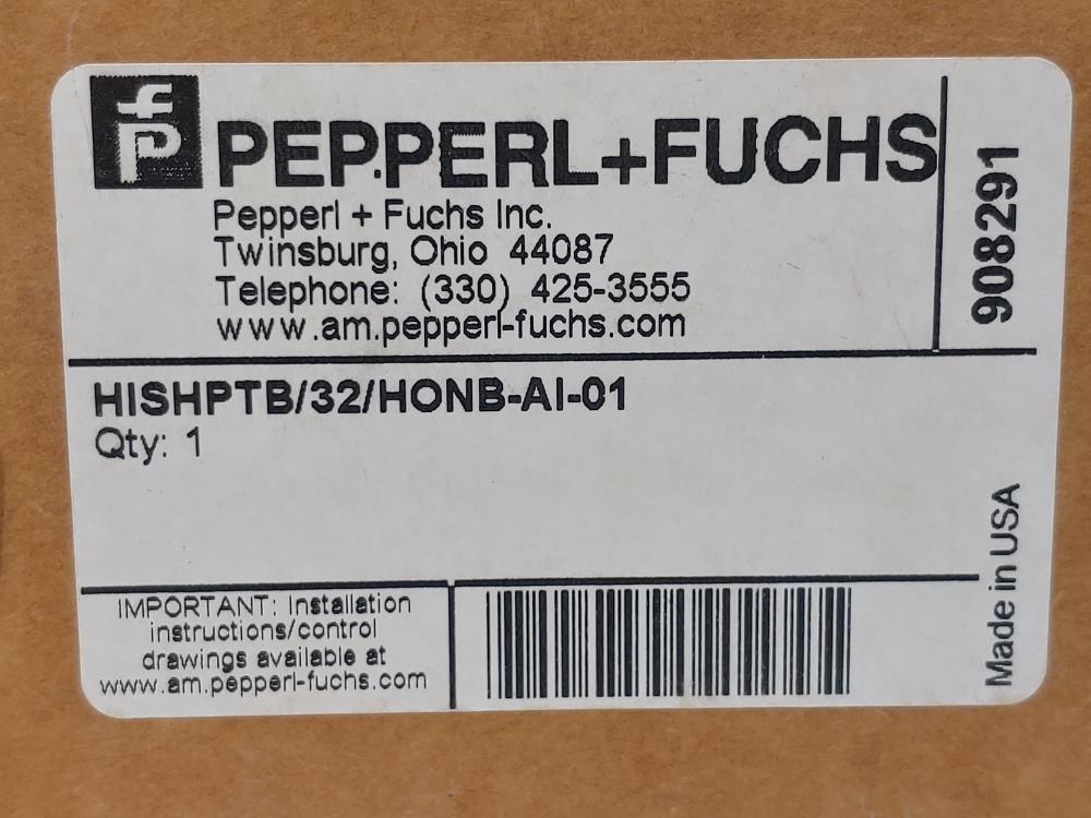 Pepperl & Fuchs Term Board HSIHPTB/32/HONB-AI-01 Short Circuit -908291