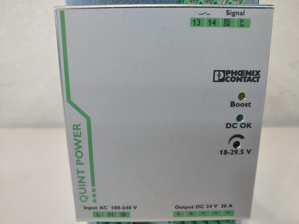 Phoenix DIN Rail Power Supplies QUINT-PS/1AC/24DC /20A