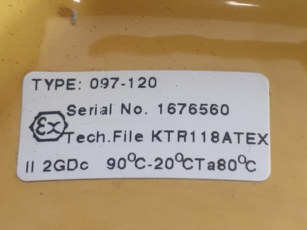 Kinetrol Type 097-120 Pnuematic Spring Return Actuator