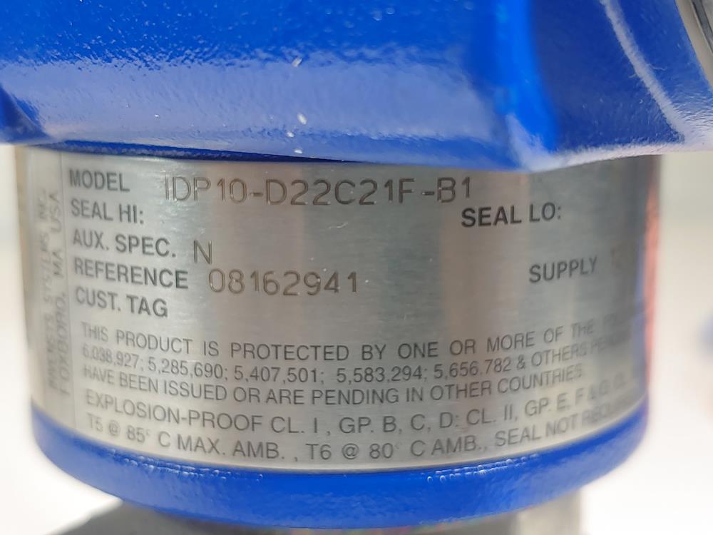 Foxboro IDP10 Differential Pressure Transmitter Model#: IDP10-D22C21F-B1