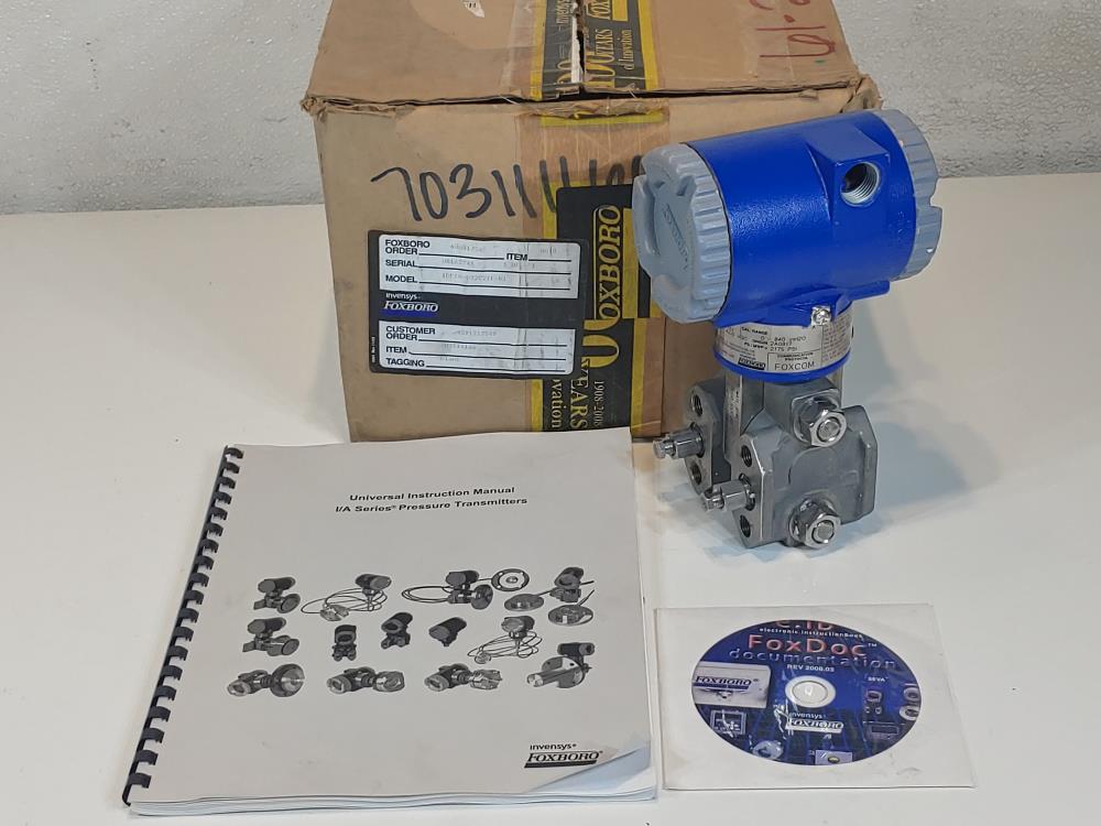 Foxboro IDP10 Differential Pressure Transmitter Model#: IDP10-D22C21F-B1