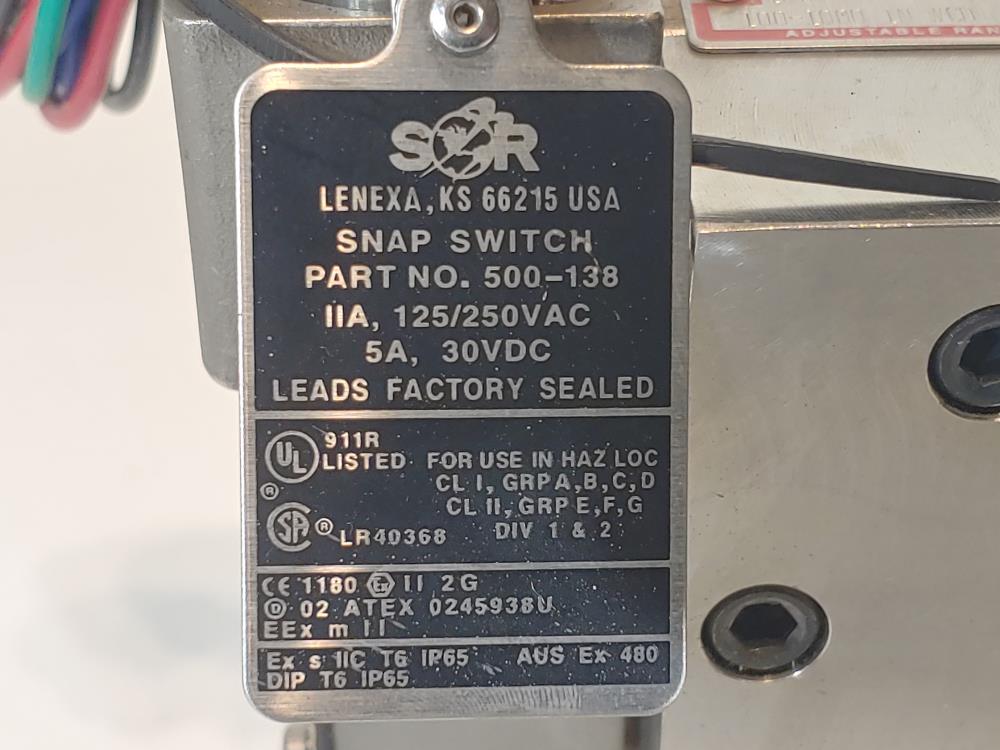 SOR 103AD-AF805-N5-C1A Differential Pressure Switch 500-138