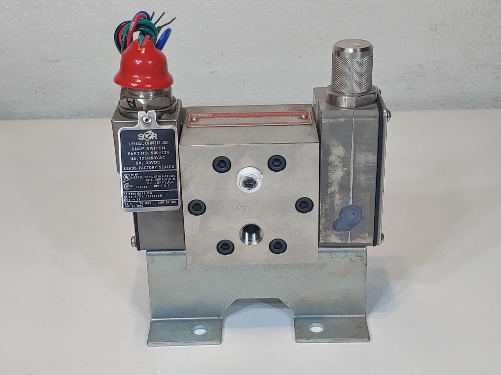 SOR 103AD-AF805-N5-C1A Differential Pressure Switch 500-138