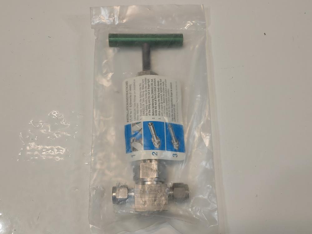 Swagelok SS-4UW SS 1/4" Secondary Packed Bellows Sealed Valve