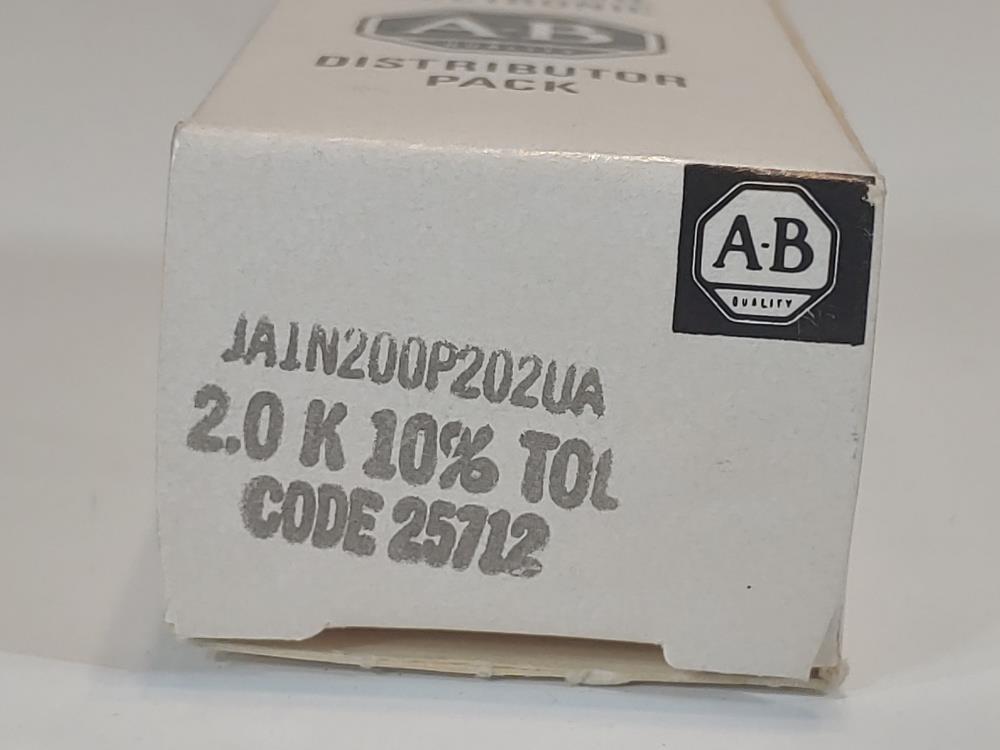 Allen Bradley Carbon Potentiometer Type J Model#: JA1N200P202UA