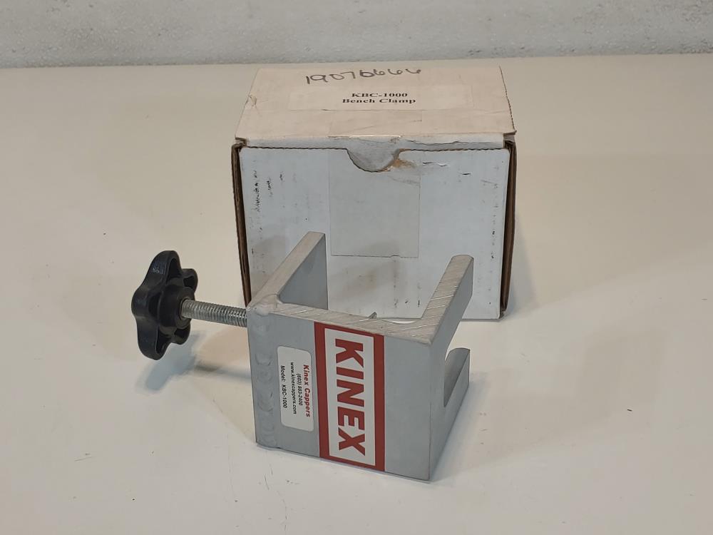 Lot of (5) Kinex Cappers KBC-1000 Stainless Steel Bench Clamp