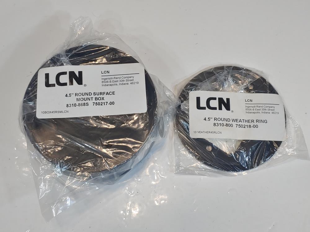 LCN 83103856WS Automatic Operator Actuator 4 1/2" Round Surface Mount Kit