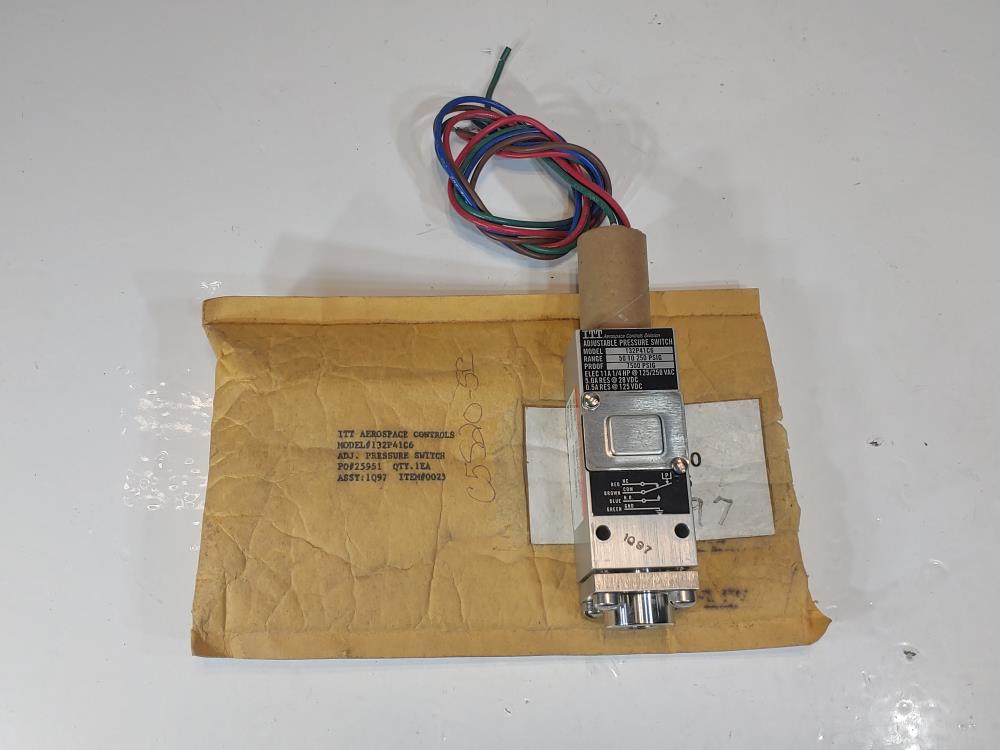ITT Neo-Dyn Adjustable Pressure Switch 132P41C6