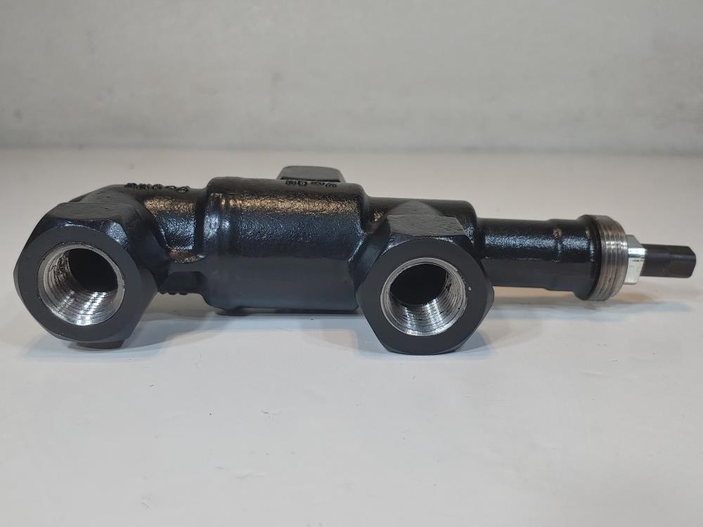 York ( Henry ) 3-Way 1/2" NPT Valve Stop P/N: 022-03411 000