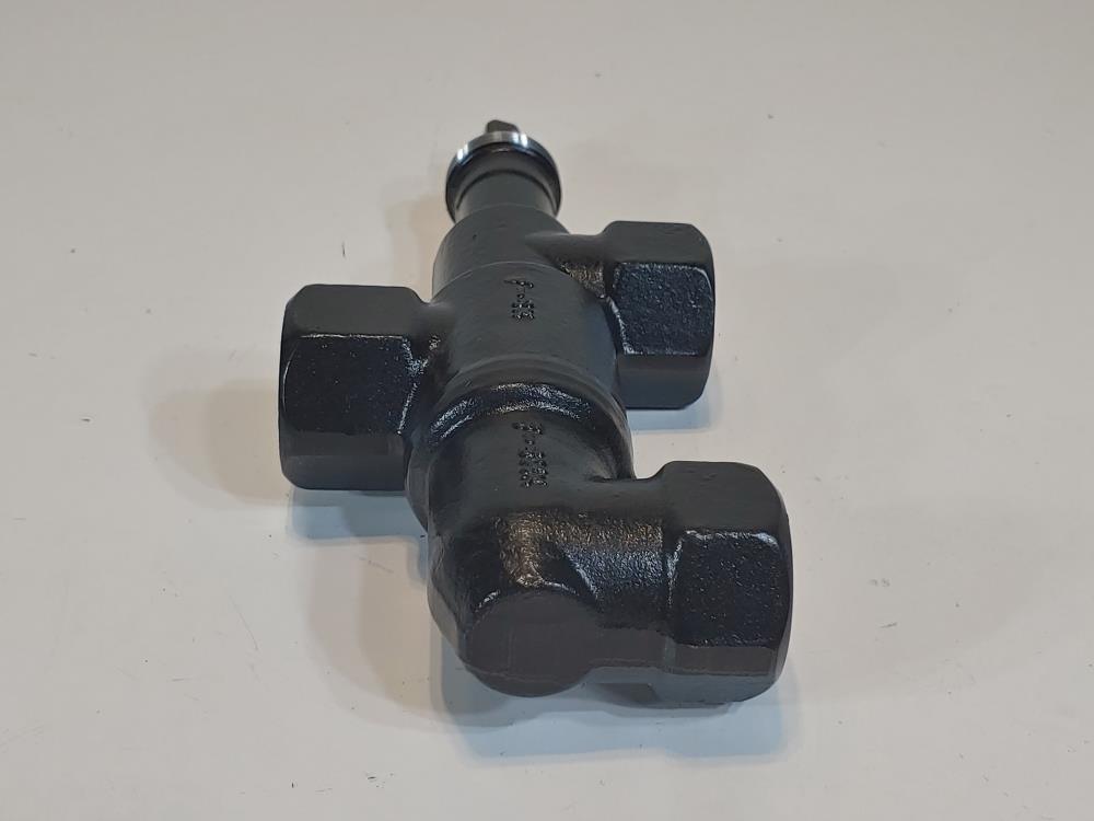 York ( Henry ) 3-Way 1/2" NPT Valve Stop P/N: 022-03411 000