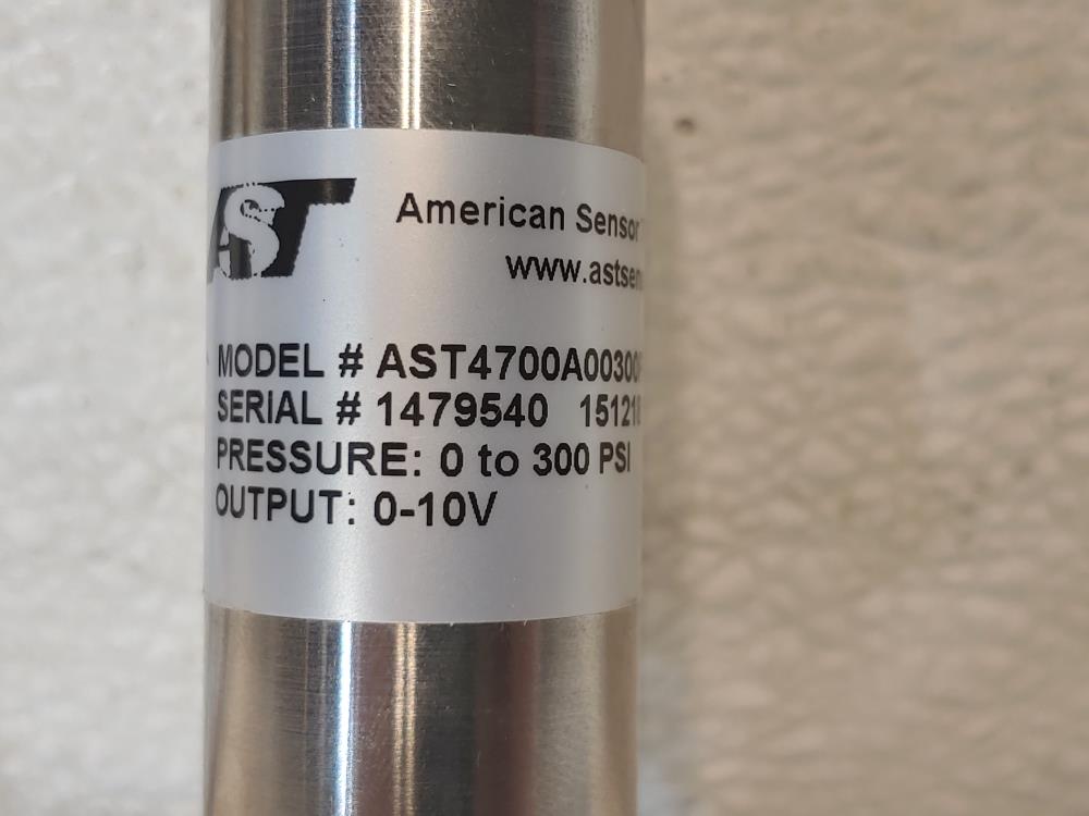 American Sensor Technologies AST4700A00300P5A0438 Pressure Sensor