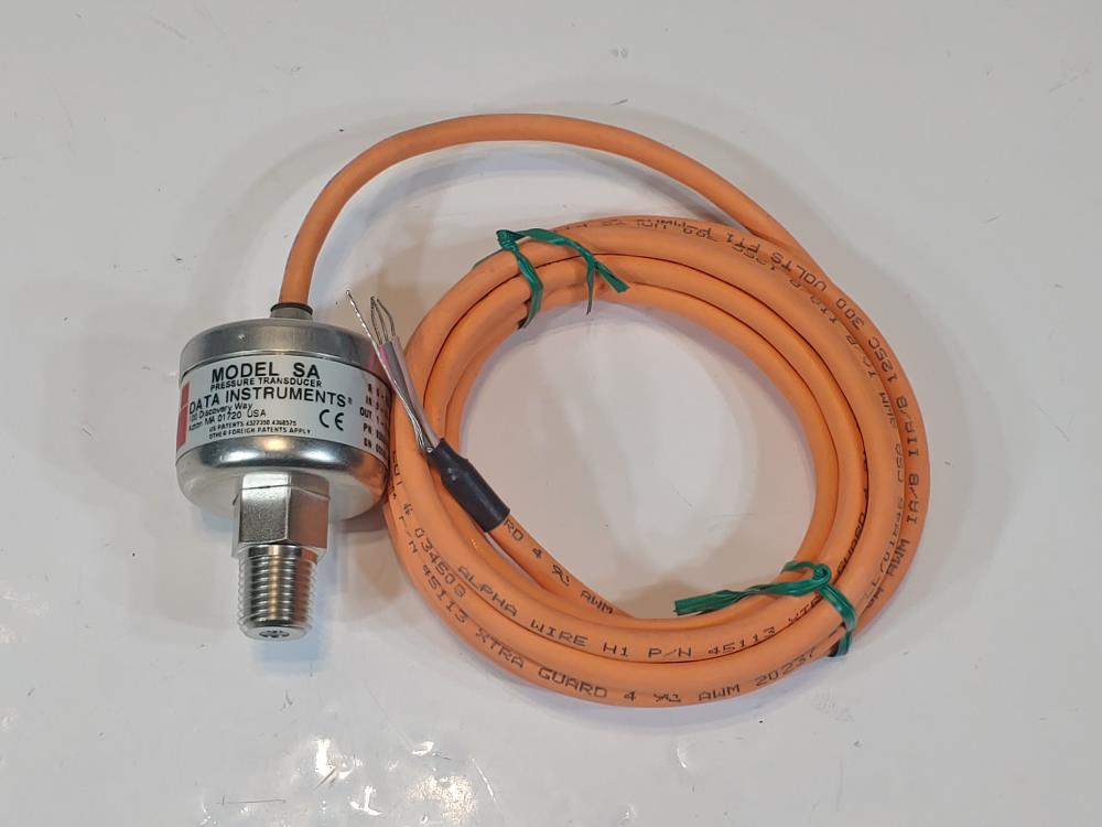 Data Instruments Stainless Steel Pressure Transducer 9306476