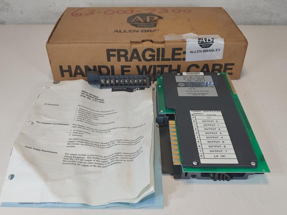 Allen Bradley 1771-0A AC Output Module 