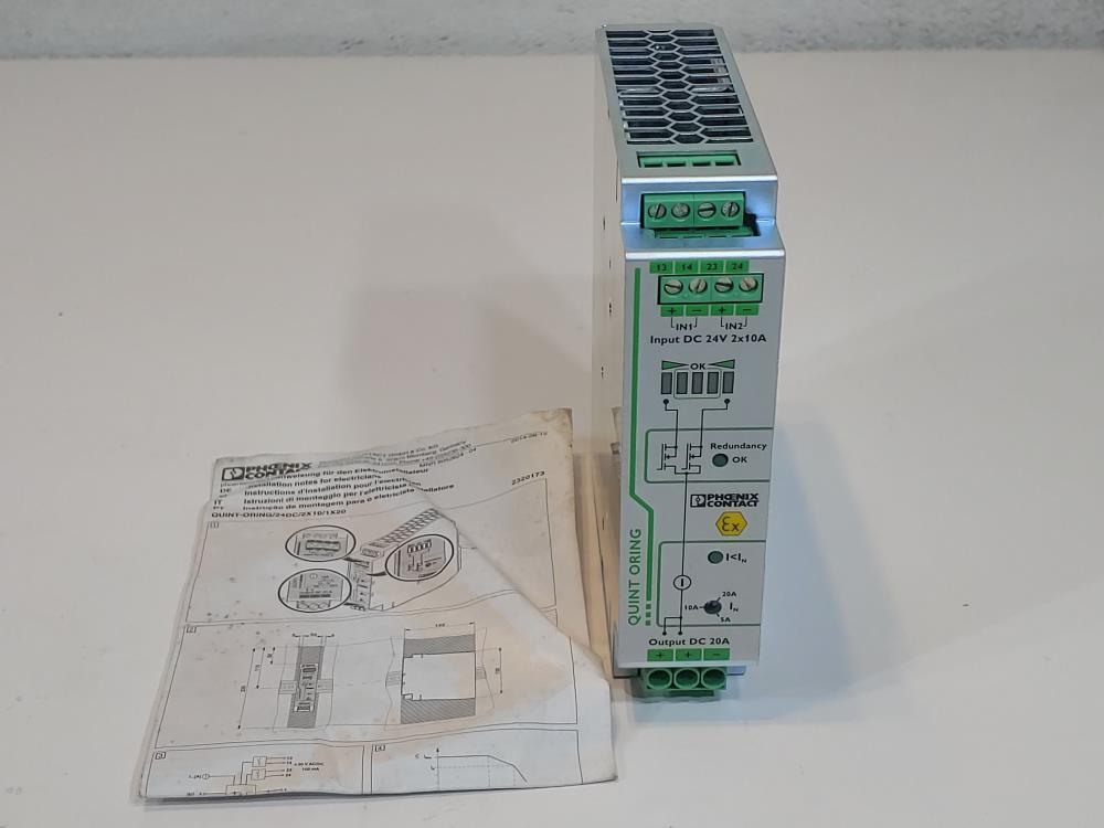 Phoenix Contact QUINT-ORING/24DC/2X10/1X20 Power Supply