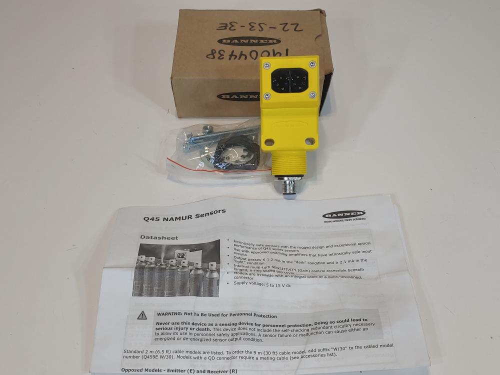 Banner Engineering Sensor Model#: Q45AD9LPQ