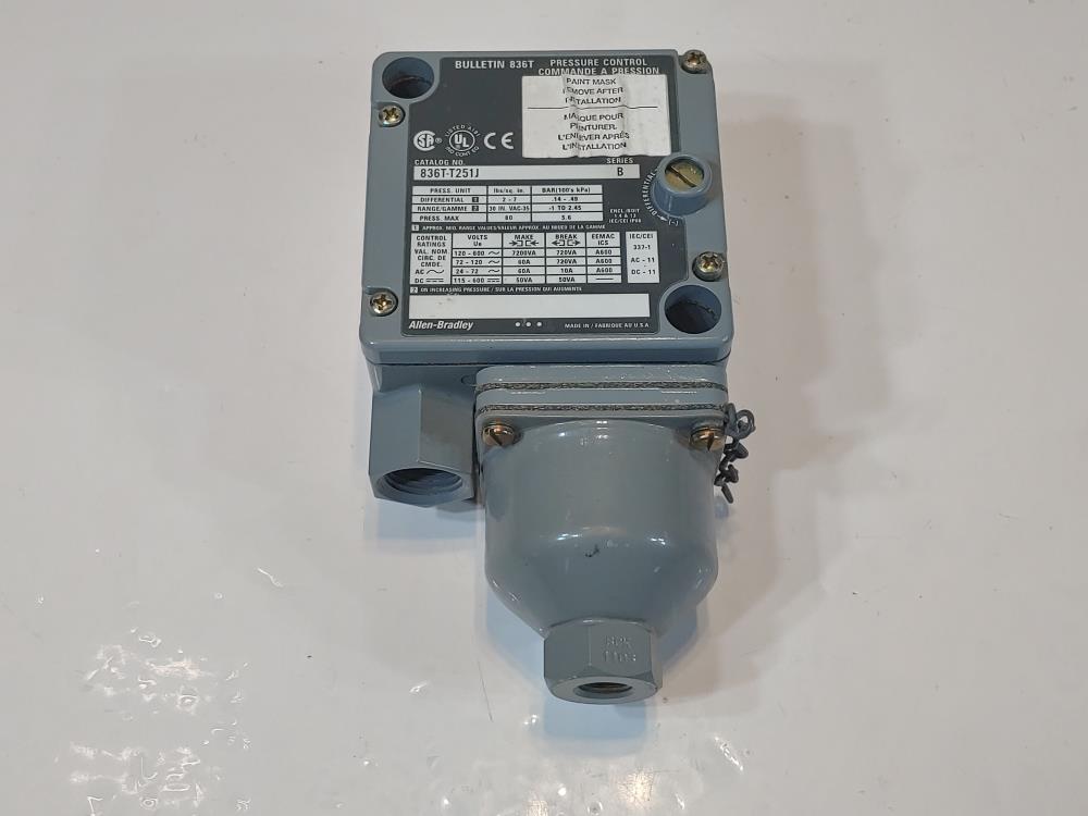 Allen Bradley 836T-T251J Pressure Control Switch