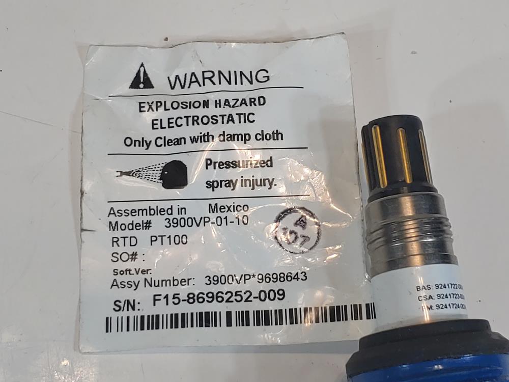 Rosemount General Purpose PH/QRP Sensor 3900VP-01-10