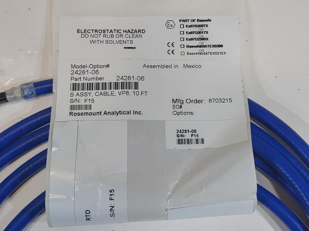 Rosemount General Purpose PH/QRP Sensor 3900VP-01-10
