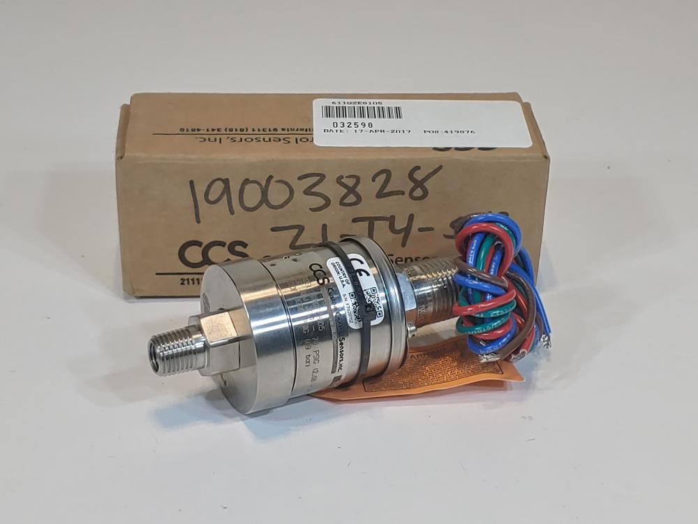 Custom Control Sensors Pressure Switch Model 611GZE8105