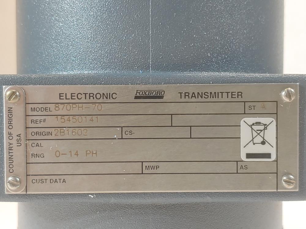 Foxboro Electronic Transmitter 870PH-70