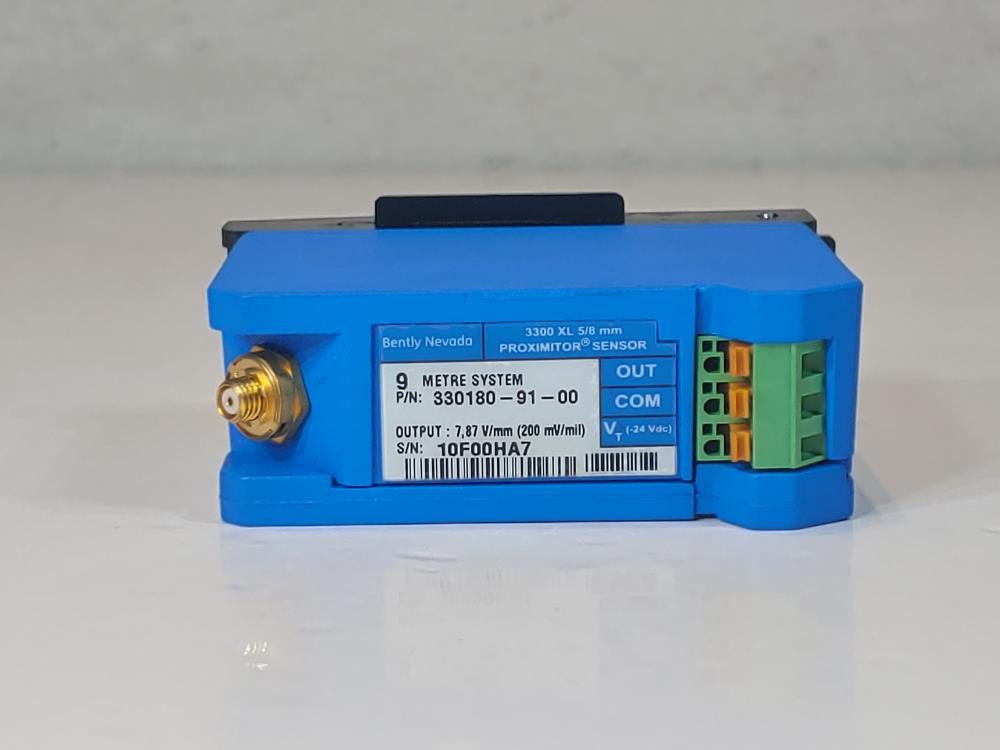 Bently Nevada 330 XL 8MM Proximitor Sensor Model#: 330180-91-00
