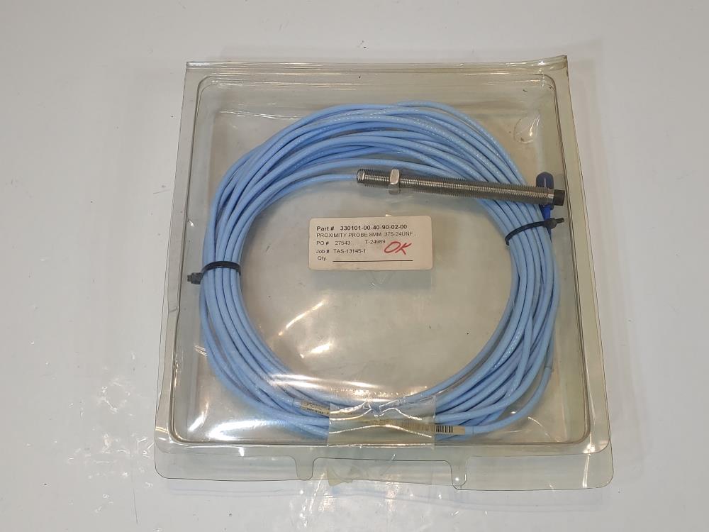 Bently Nevada 3300 XL 8MM Proximitor Sensor Model#: 330101-00-40-90-02-00
