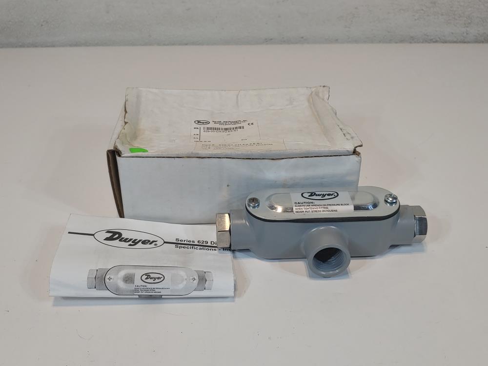Dwyer Differential Pressure Transmitter - Model 629-03-CH-P2-E5-S1 