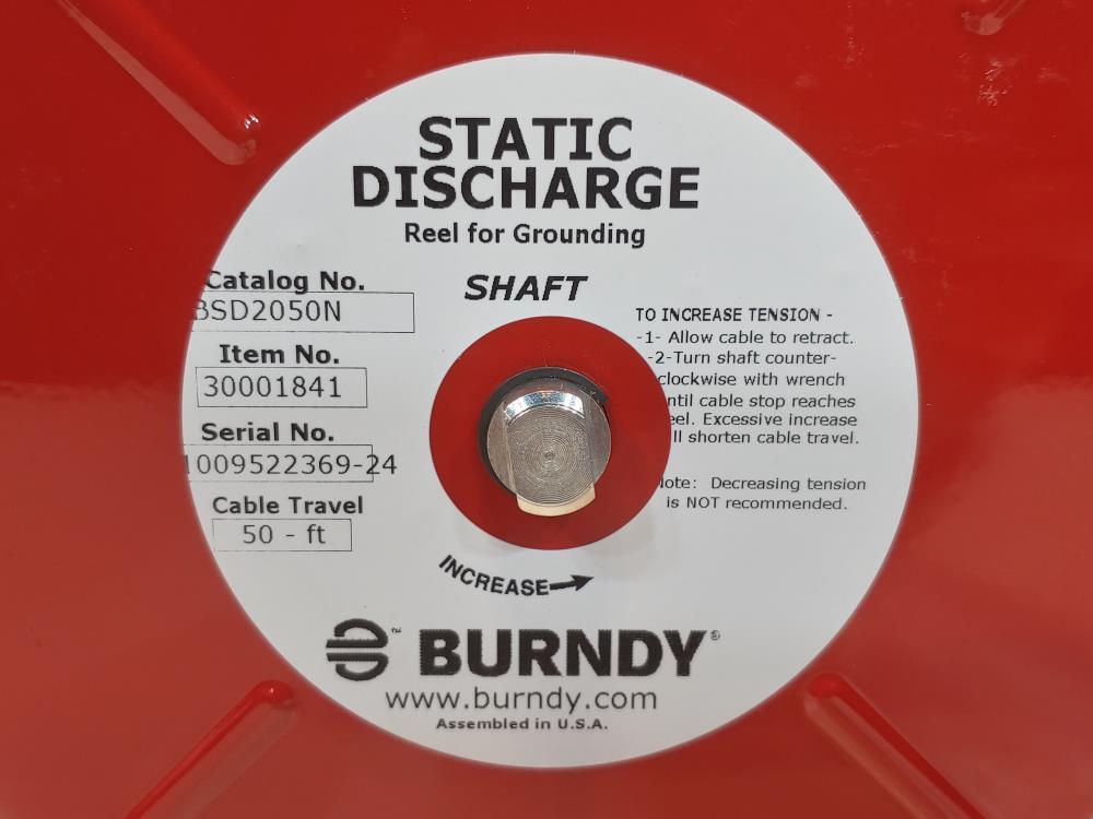 Burndy BSD2050N Heavy Duty Static Discharge Reel