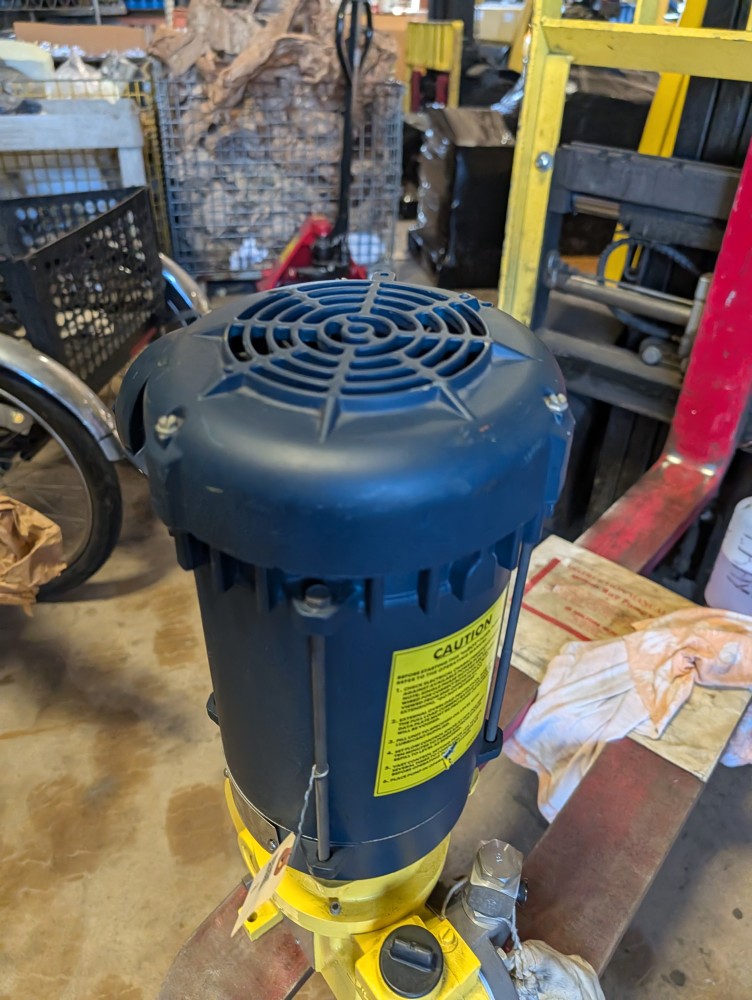 Milton Roy Metering Pump RA110724FRSESEM1NN w/ Leeson 1/2HP  Motor 