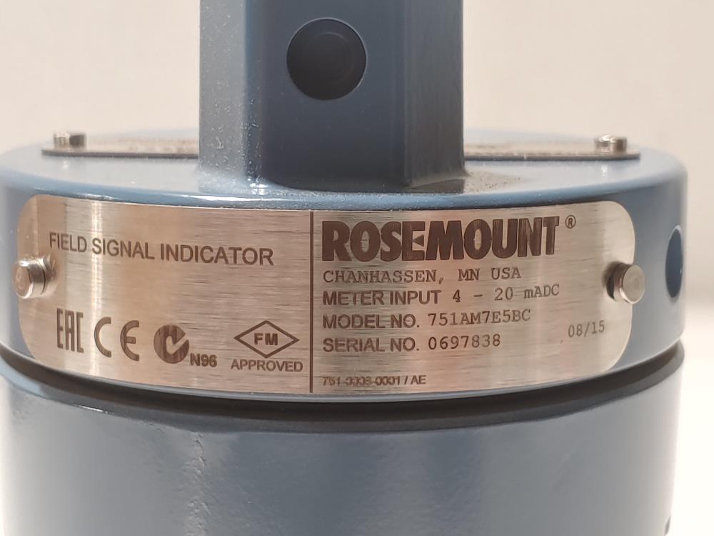 Rosemount Field Signal Indicator Model#: 751AM7E5BC