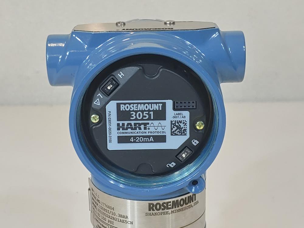 Rosemount 3051T Pressure Transmitter 3051TG2A2B21AE5CN