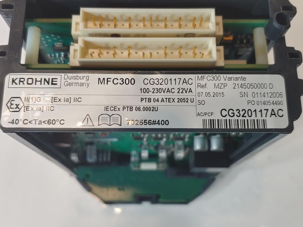 Krohne Mass Flow Converter Display MFC300 CG320117AC