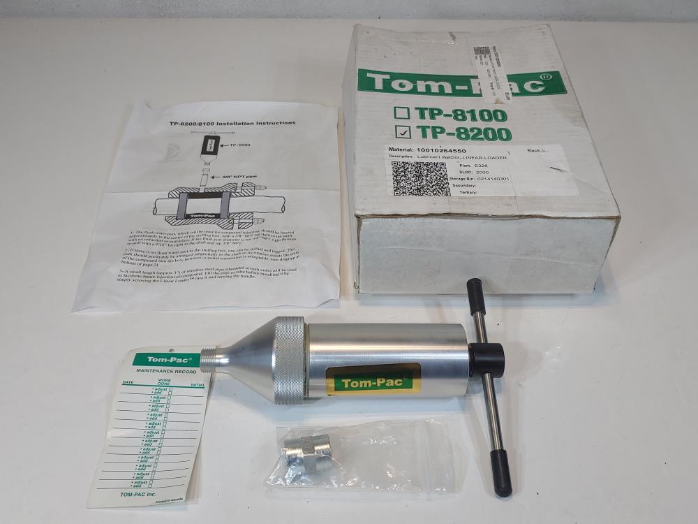 Tom-Pac Lubricant Injector Loader TP-8200