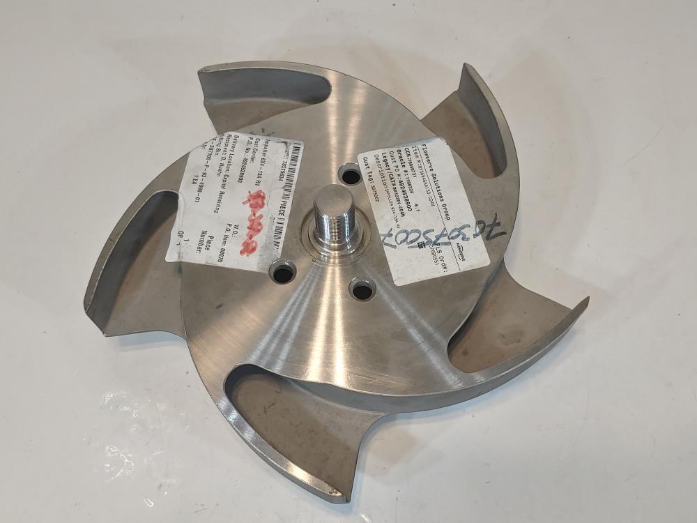 Flowserve ( Durco ) 5-Vane Impeller CD4M 6 x 4 x 13 P/N #MY36846AA130