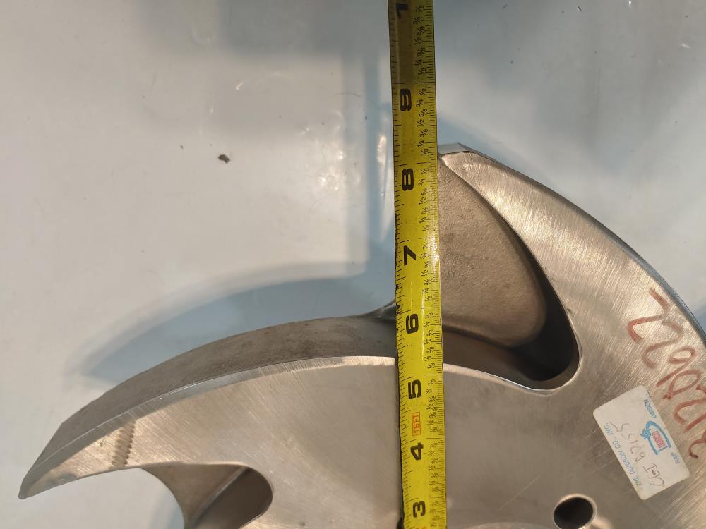 Durco 316Stainless Steel 6-Vane Impeller 6" x 4" - 16" P/N #51017