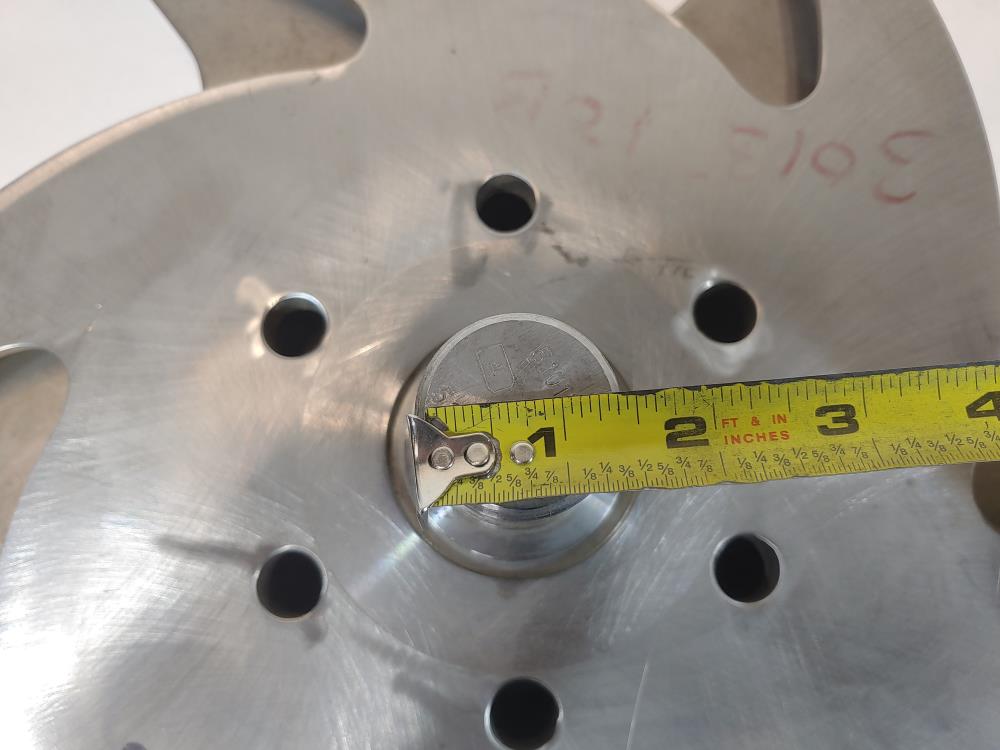 Durco 316Stainless Steel 6-Vane Impeller 6" x 4" - 16" P/N #51017