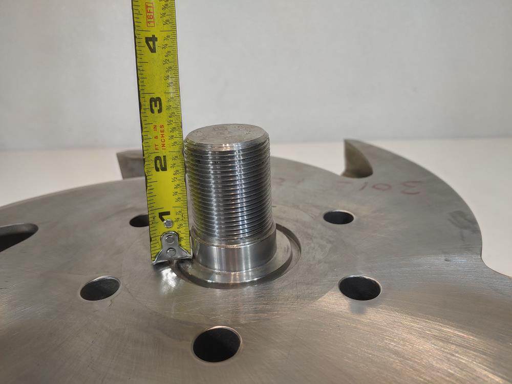 Durco 316Stainless Steel 6-Vane Impeller 6" x 4" - 16" P/N #51017